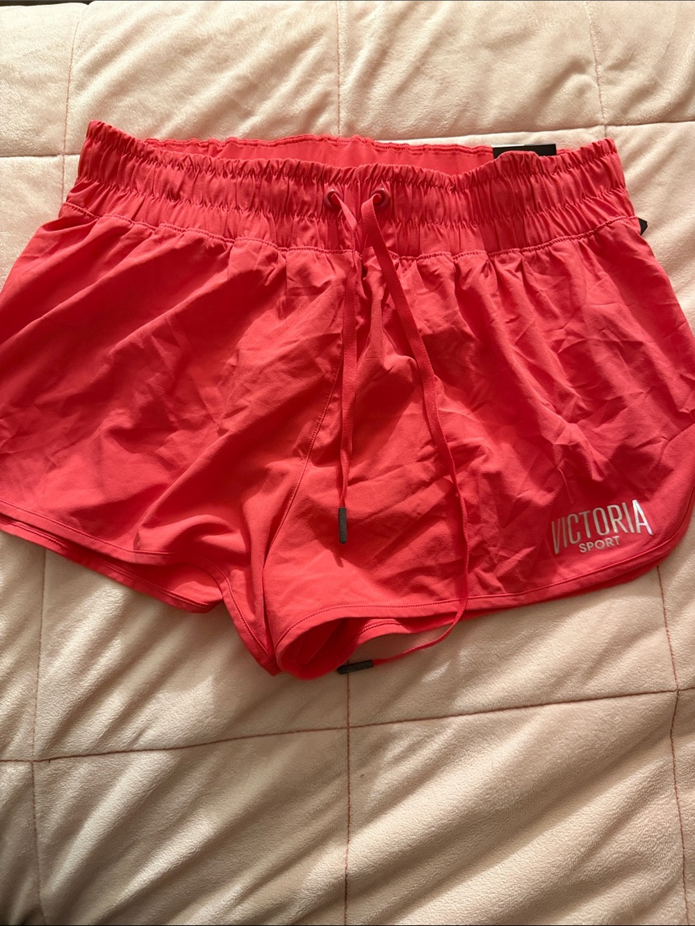 Victoria's Secret Coral-Red Athletic Shorts